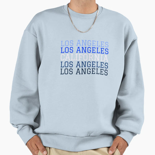 Los Angeles California Sweatshirt - Custom Art Print Men Women - T-Shirt, Sweatshirt, Hoodie