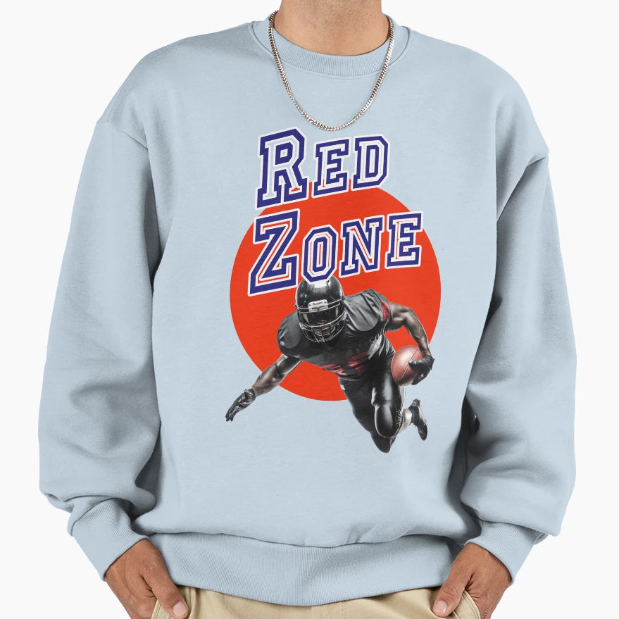 American Football Red Zone Sport Sweatshirt - Trendy Graphic Unisex - T-Shirt, Sweatshirt, Hoodie