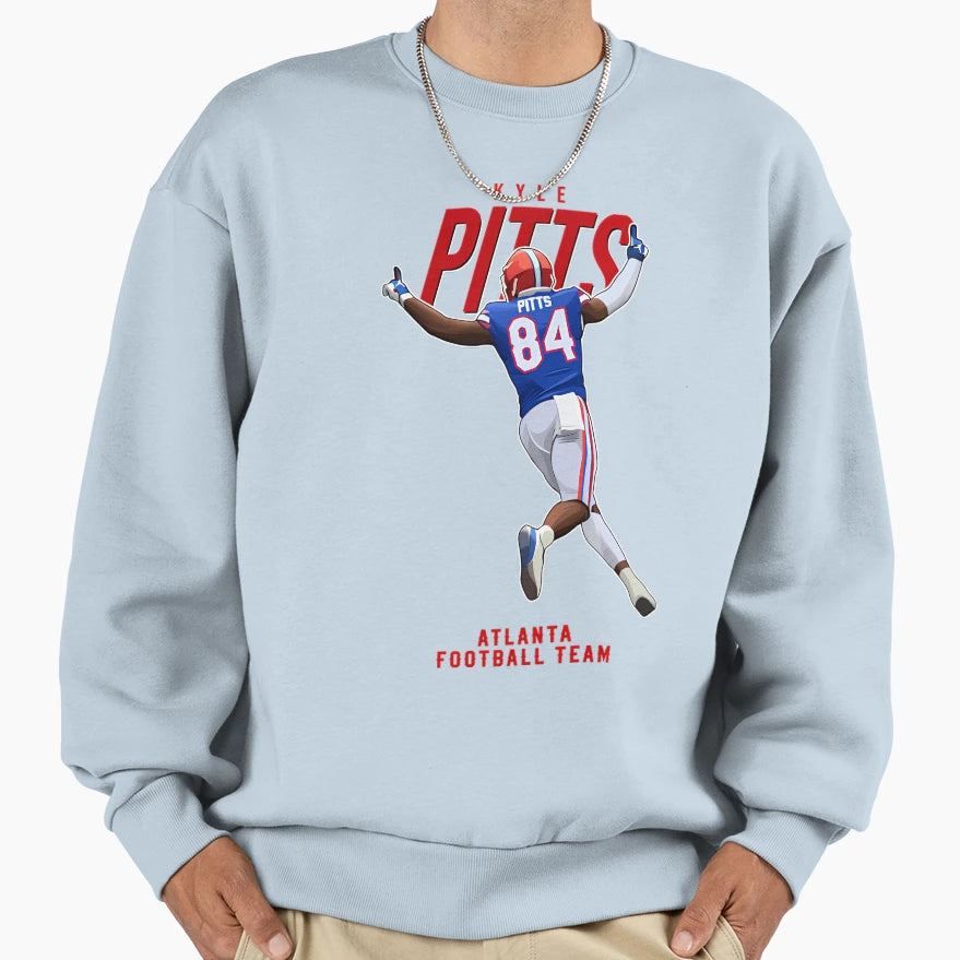 Kyle Pitts 84 Atlanta Football Sweatshirt - Aesthetic Graphic Men Women - T-Shirt, Sweatshirt, Hoodie