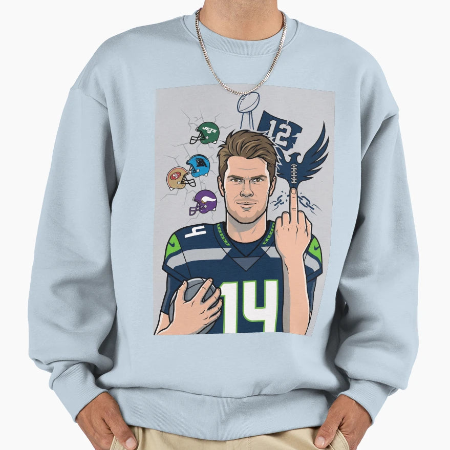 Sam Darnold Sweatshirt - Aesthetic Graphic Men Women - T-Shirt, Sweatshirt, Hoodie