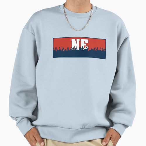 Cheering New England Ne Sweatshirt - Custom Art Print Unisex - T-Shirt, Sweatshirt, Hoodie