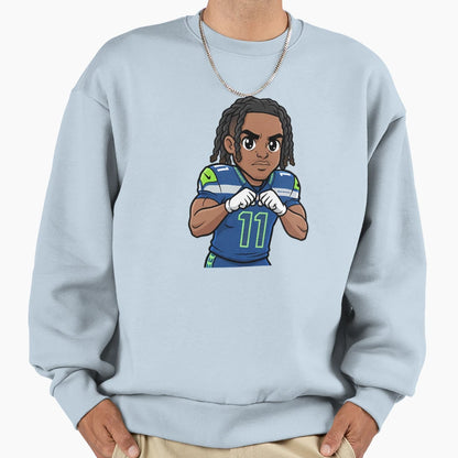 Jaxon Smith Njigba Sweatshirt - Fun Novelty Design for Adults - T-Shirt, Sweatshirt, Hoodie