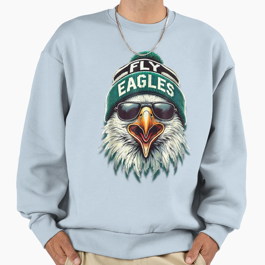Funny Eagle Sweatshirt - Custom Art Print Unisex - T-Shirt, Sweatshirt, Hoodie