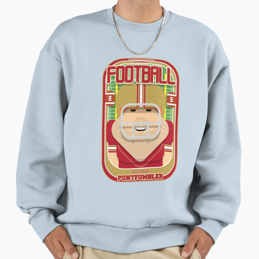 American Football Red And Gold Enzone T-Shirt - Custom Art Print Men Women - T-Shirt, Sweatshirt, Hoodie
