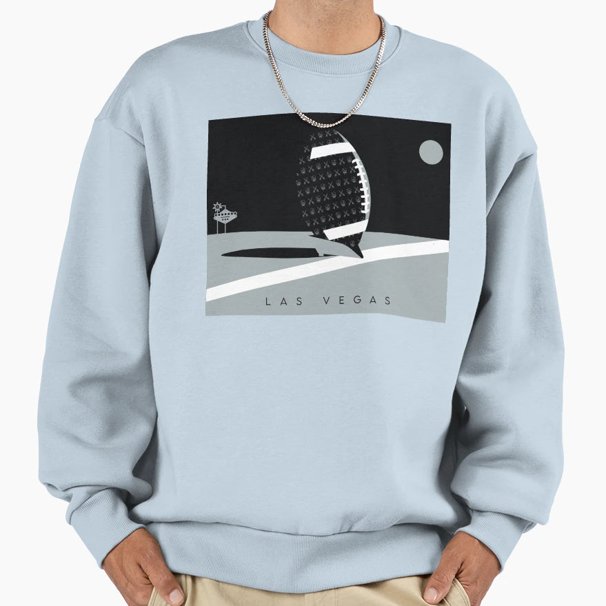 Las Vegas Football Nfl Fan Art Sweatshirt - Minimalist Print Men Women - T-Shirt, Sweatshirt, Hoodie