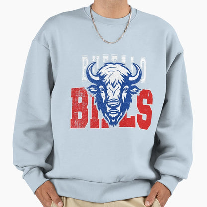 Art Buffalo Bills Sweatshirt - Unique Graphic Men Women - T-Shirt, Sweatshirt, Hoodie