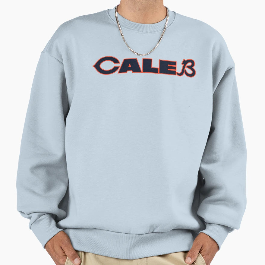 Caleb Cb Chicago Navy Sweatshirt - Graphic Print Men Women - T-Shirt, Sweatshirt, Hoodie
