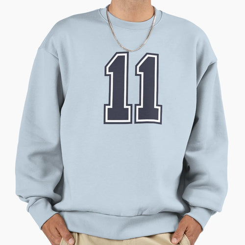 11 Sports Number Eleven Sweatshirt - Novelty Apparel Men Women - T-Shirt, Sweatshirt, Hoodie