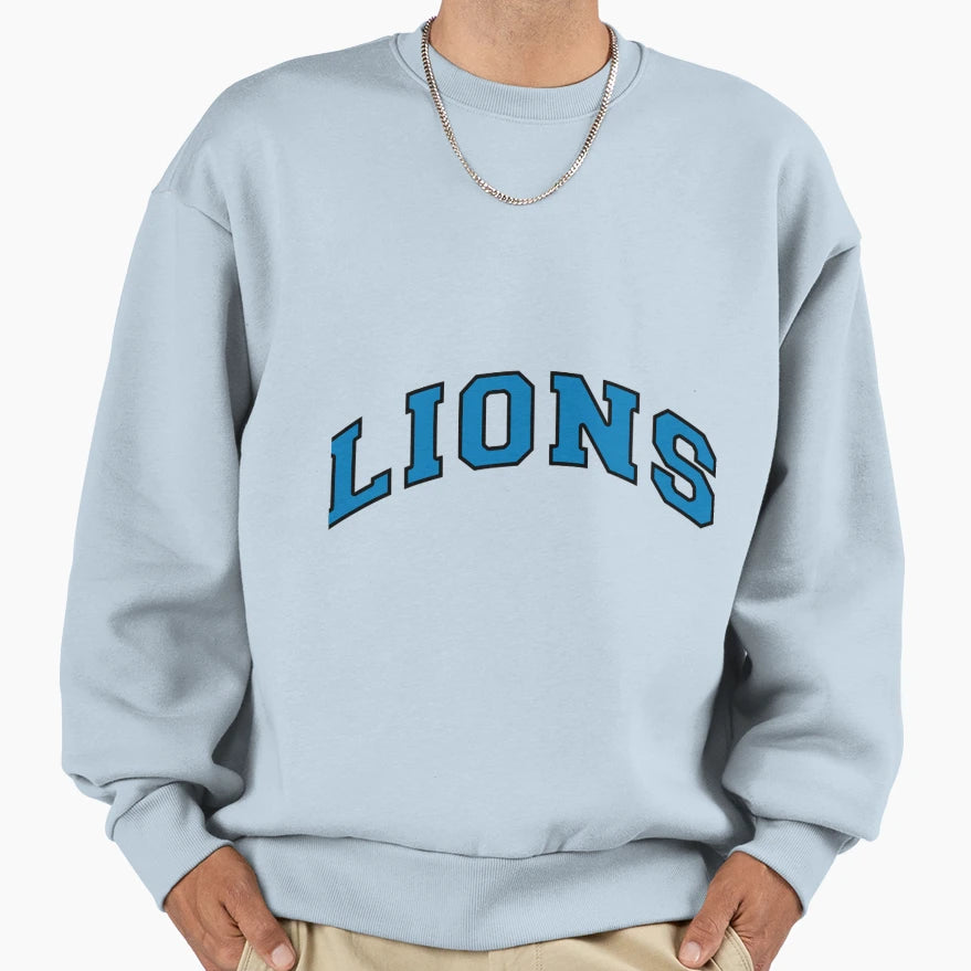 Art Detroit Lions Sweatshirt - Streetwear Style for Adults - T-Shirt, Sweatshirt, Hoodie