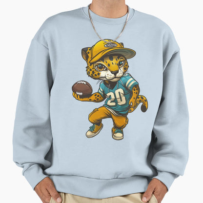 Jaguars Football Player Sweatshirt - Fun Novelty Design Men Women - T-Shirt, Sweatshirt, Hoodie