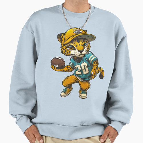 Jaguars Football Player Sweatshirt - Fun Novelty Design Men Women - T-Shirt, Sweatshirt, Hoodie