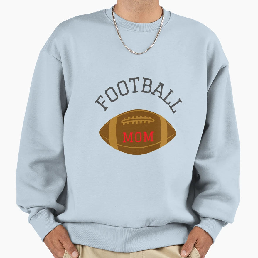 Football Mom Sweatshirt - Graphic Print for Adults - T-Shirt, Sweatshirt, Hoodie
