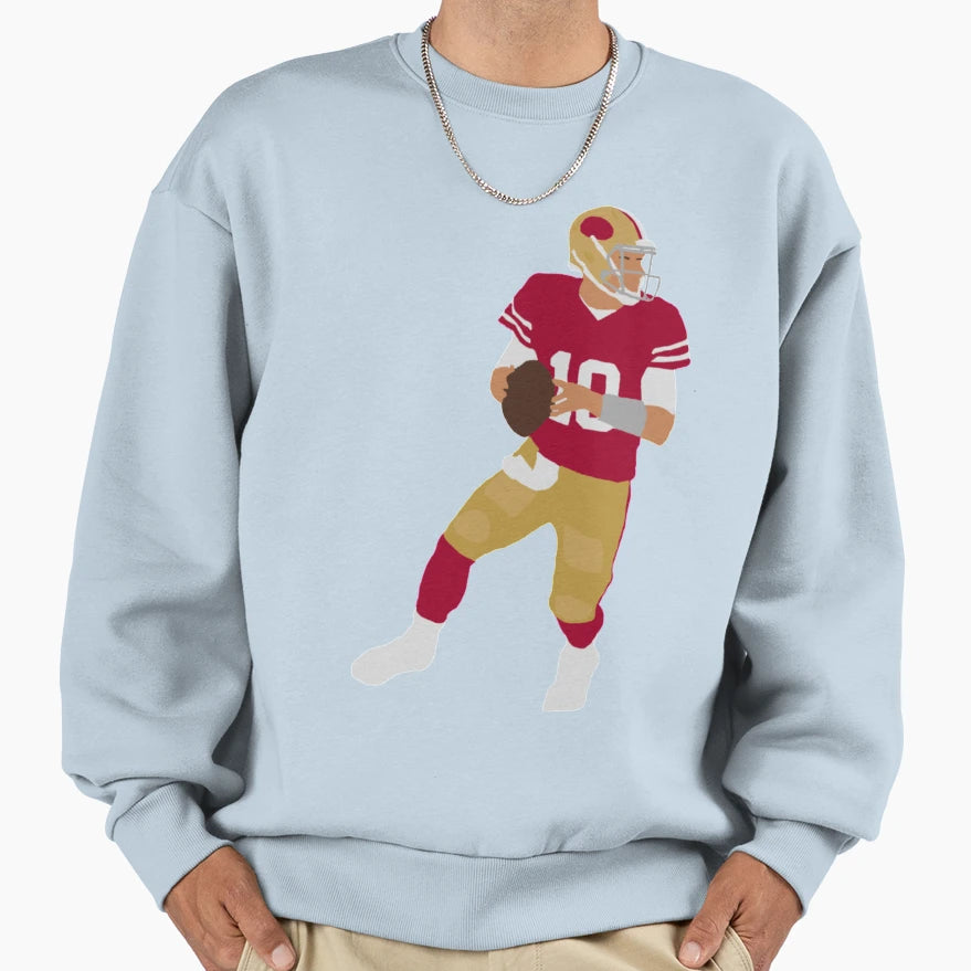 Jimmy G Sweatshirt - Custom Art Print Men Women - T-Shirt, Sweatshirt, Hoodie