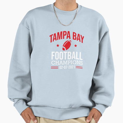 Tampa Bay Football Champions Sweatshirt - Novelty Apparel Men Women - T-Shirt, Sweatshirt, Hoodie