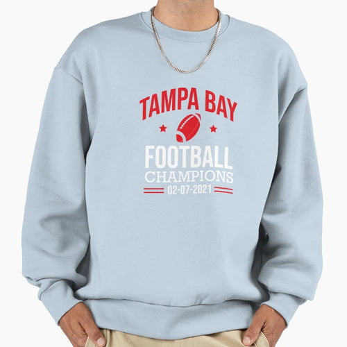 Tampa Bay Football Champions Sweatshirt - Novelty Apparel Men Women - T-Shirt, Sweatshirt, Hoodie