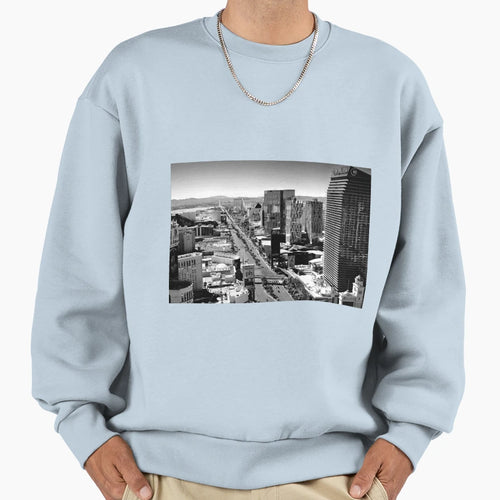 Las Vegas Strip Skyline Cityscape Sweatshirt - Minimalist Print Men Women - T-Shirt, Sweatshirt, Hoodie