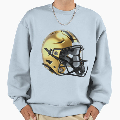 Gold Football Helmet Express Your Sweatshirt - Streetwear Style Unisex - T-Shirt, Sweatshirt, Hoodie