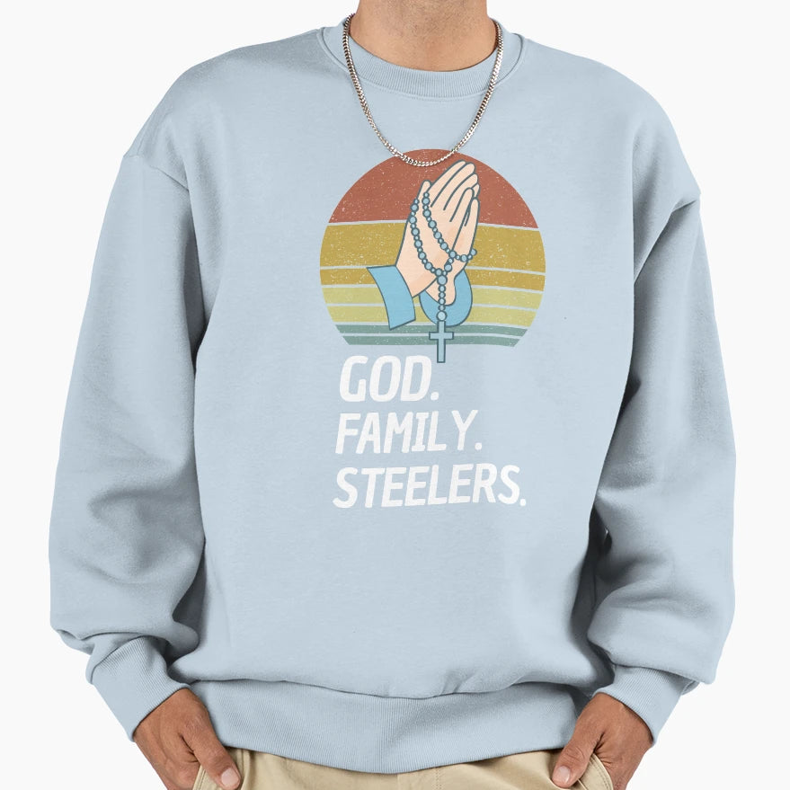 God Family Steelers Veterans Day Sweatshirt - Streetwear Style Men Women - T-Shirt, Sweatshirt, Hoodie