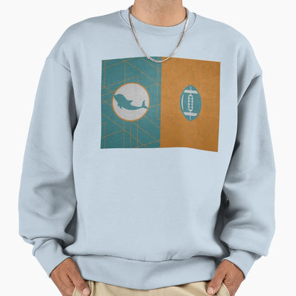 Football Delfin Model Sweatshirt - Aesthetic Graphic Unisex - T-Shirt, Sweatshirt, Hoodie