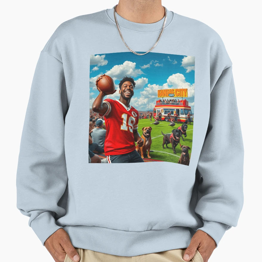 Champions Smile Heart Chiefs Kingdom Sweatshirt - Trendy Graphic Unisex - T-Shirt, Sweatshirt, Hoodie