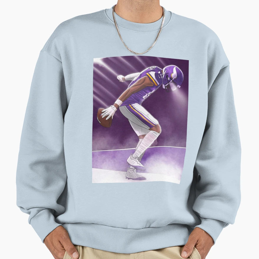 Griddy Duo Sweatshirt - Minimalist Print Men Women - T-Shirt, Sweatshirt, Hoodie