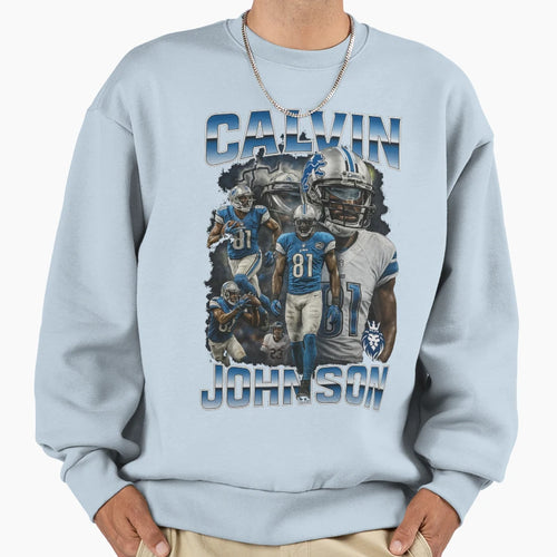 Calvin Johnson 81 Sweatshirt - Casual Everyday Wear Unisex - T-Shirt, Sweatshirt, Hoodie