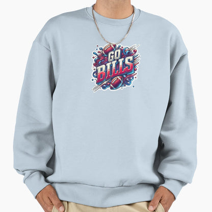 Go Bills Energy Sweatshirt - Minimalist Print Men Women - T-Shirt, Sweatshirt, Hoodie