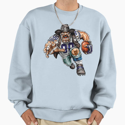 Mascot American Football Sweatshirt - Custom Art Print Unisex - T-Shirt, Sweatshirt, Hoodie