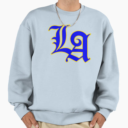La Familia La Rams Logo Yellow Sweatshirt - Novelty Apparel for Adults - T-Shirt, Sweatshirt, Hoodie