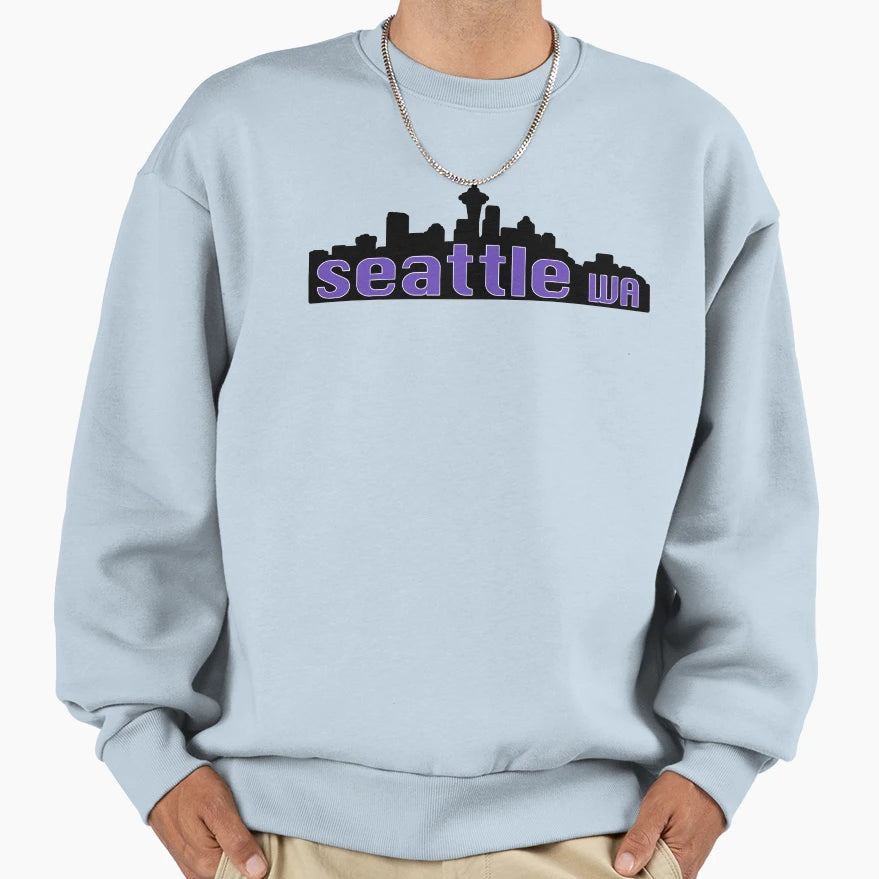 Seattle Sweatshirt - Graphic Print Men Women - T-Shirt, Sweatshirt, Hoodie