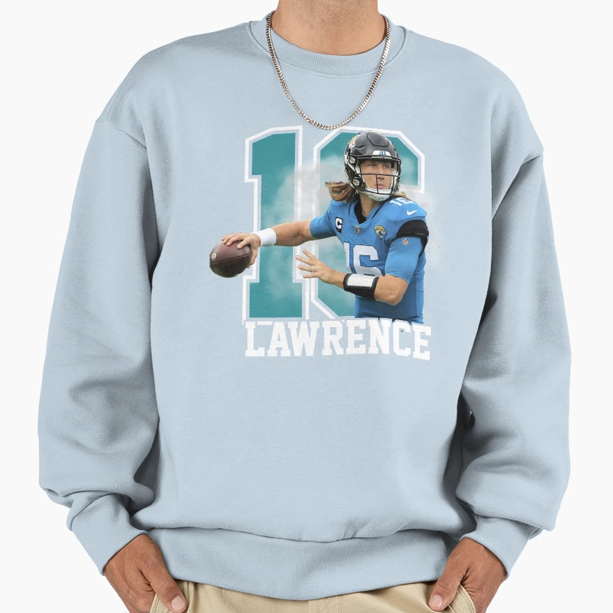 Lawrence Throw Sweatshirt - Aesthetic Graphic Men Women - T-Shirt, Sweatshirt, Hoodie
