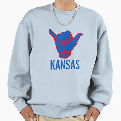 University Kansas Sweatshirt - Minimalist Print Men Women - T-Shirt, Sweatshirt, Hoodie