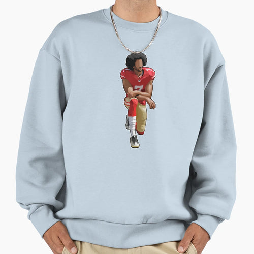 Colin Kaepernick Take Knee Sweatshirt - Streetwear Style Unisex - T-Shirt, Sweatshirt, Hoodie