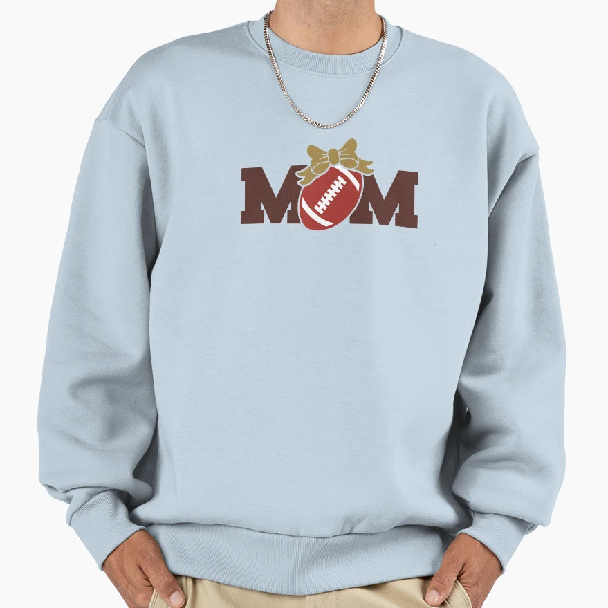 Mom Football Sweatshirt - Aesthetic Graphic Men Women - T-Shirt, Sweatshirt, Hoodie