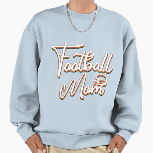 American Football Mom Football Sweatshirt - Minimalist Print Men Women - T-Shirt, Sweatshirt, Hoodie