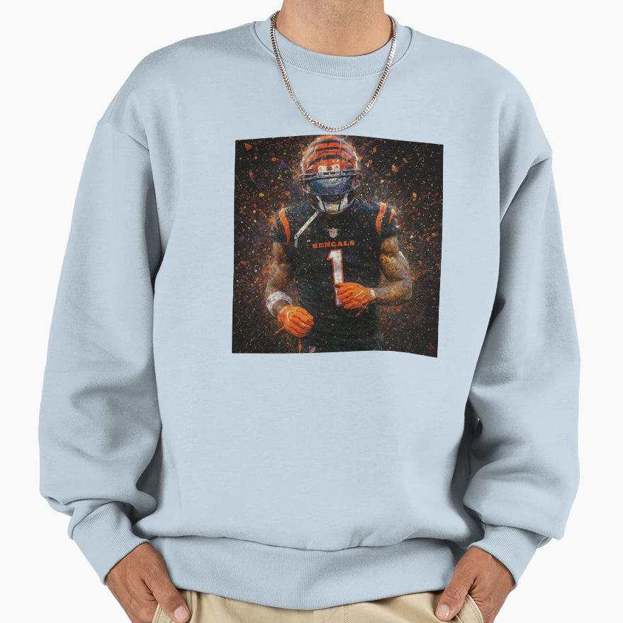Jamarr Chase 1 Sweatshirt - Unique Graphic Men Women - T-Shirt, Sweatshirt, Hoodie