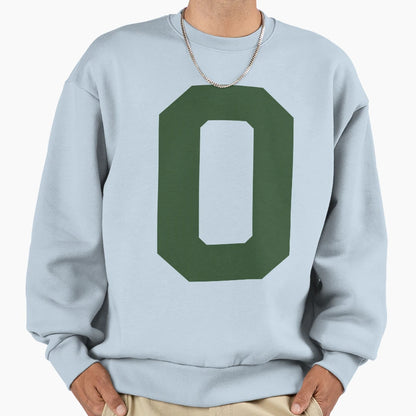 Number 0 Dark Green Zero Sports Number 0 Sweatshirt - Trendy Graphic Unisex - T-Shirt, Sweatshirt, Hoodie