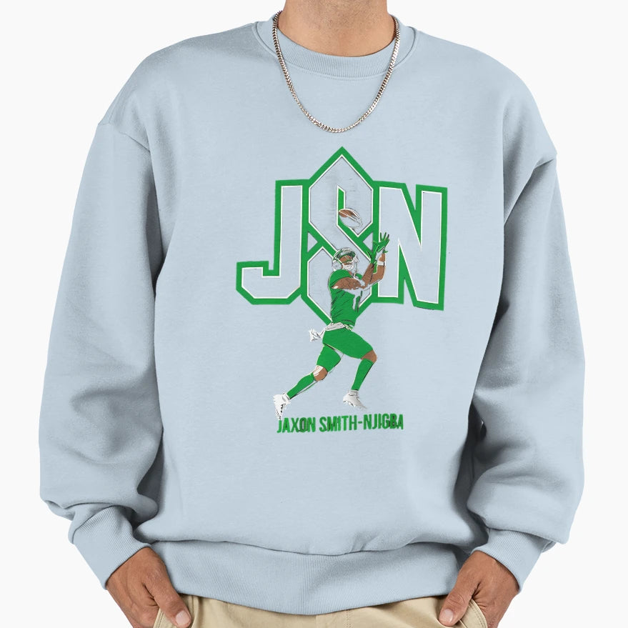 Jaxon Smith Njigba Jsn Sweatshirt - Custom Art Print Unisex - T-Shirt, Sweatshirt, Hoodie