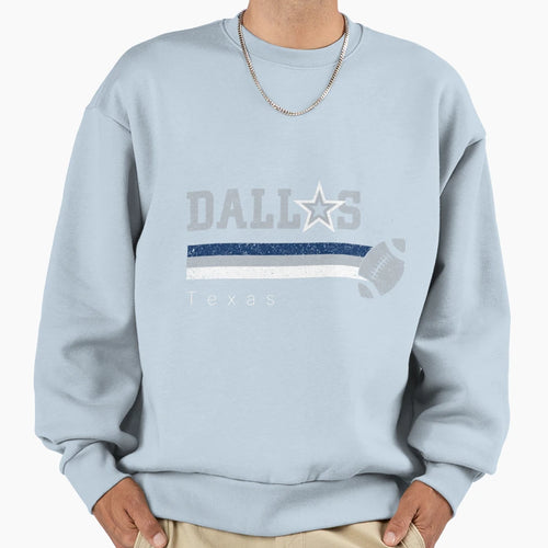 Art Dallas Cowboys Sweatshirt - Minimalist Print Men Women - T-Shirt, Sweatshirt, Hoodie