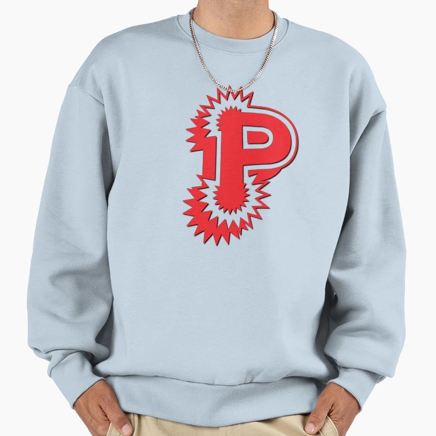 P Initial Letter P Sweatshirt - Casual Everyday Wear Unisex - T-Shirt, Sweatshirt, Hoodie