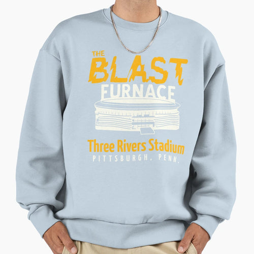 Blast Furnace Three Rivers Stadium Sweatshirt - Graphic Print Men Women - T-Shirt, Sweatshirt, Hoodie