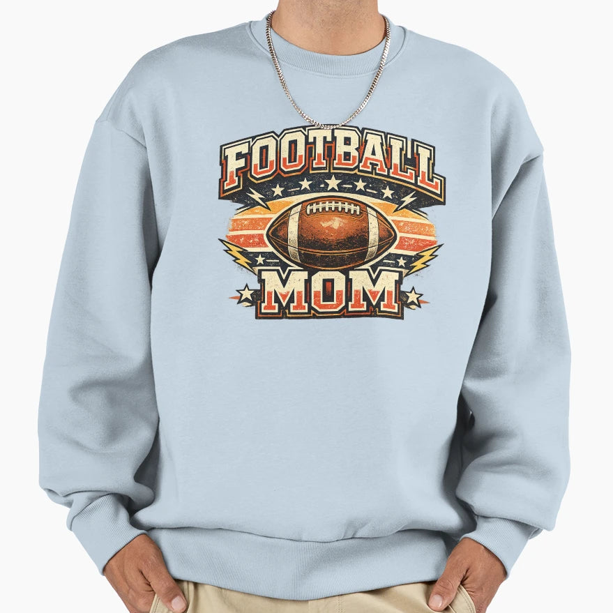 Football Mom Sweatshirt - Custom Art Print Unisex - T-Shirt, Sweatshirt, Hoodie