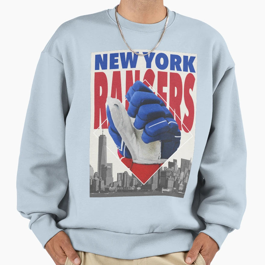 New York Rangers Sweatshirt - Trendy Graphic for Adults - T-Shirt, Sweatshirt, Hoodie