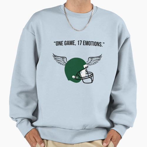 Green American Football Spirit Fan Sweatshirt - Unique Graphic Unisex - T-Shirt, Sweatshirt, Hoodie