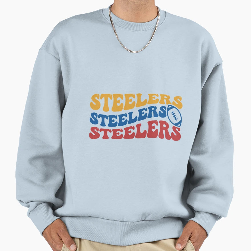 Steelers Football Sweatshirt - Custom Art Print Unisex - T-Shirt, Sweatshirt, Hoodie