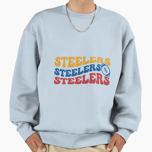 Steelers Football Sweatshirt - Custom Art Print Unisex - T-Shirt, Sweatshirt, Hoodie