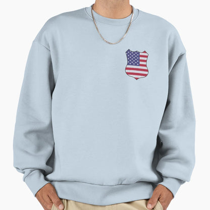 Flag United States America Usa Sweatshirt - Unique Graphic Unisex - T-Shirt, Sweatshirt, Hoodie