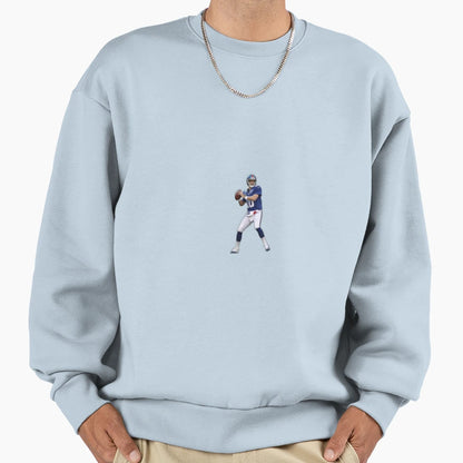Eli Manning Oil Painting Art Sweatshirt - Fun Novelty Design Unisex - T-Shirt, Sweatshirt, Hoodie