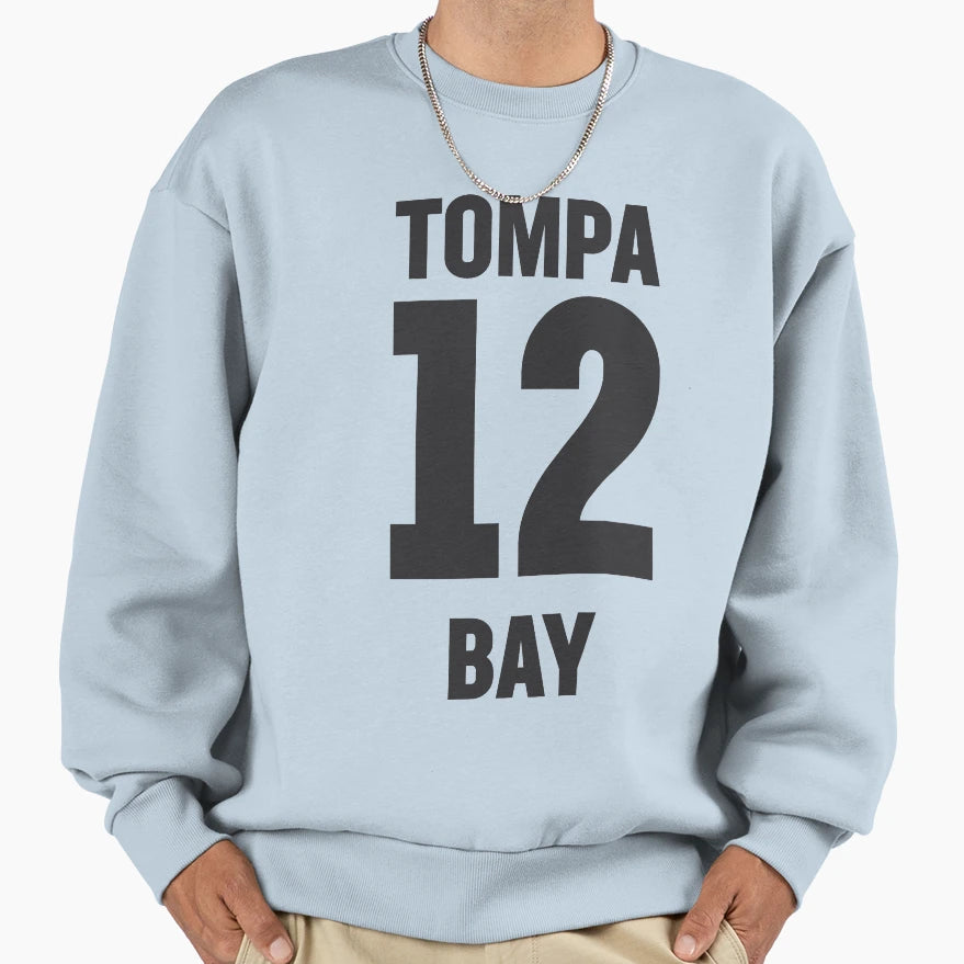 Tompa Bay 12 Sweatshirt - Unique Graphic Men Women - T-Shirt, Sweatshirt, Hoodie