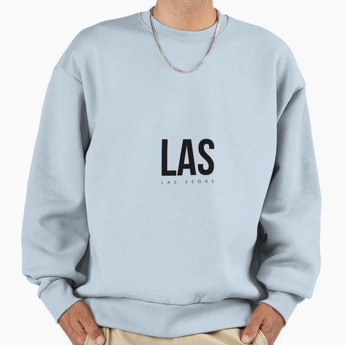 Las Las Vegas Airport Code Sweatshirt - Minimalist Print for Adults - T-Shirt, Sweatshirt, Hoodie